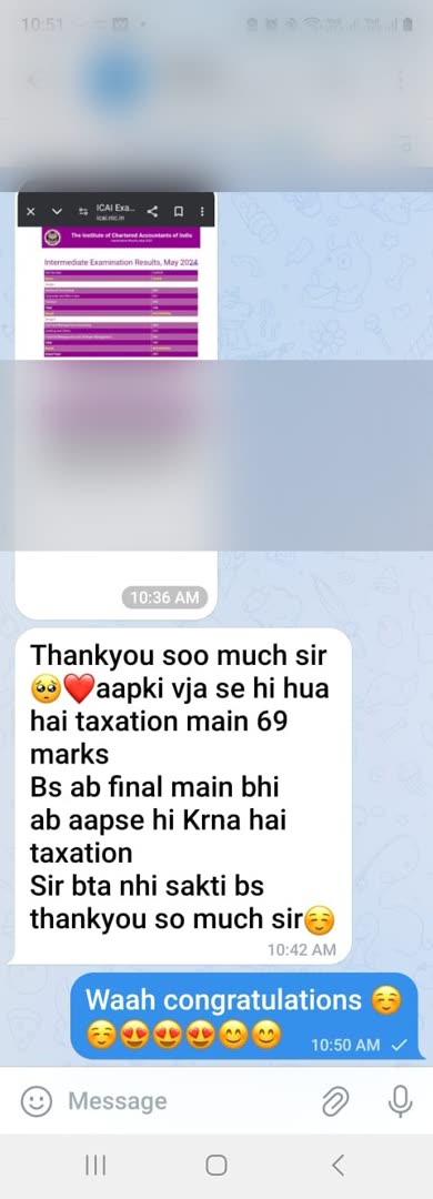 Student message