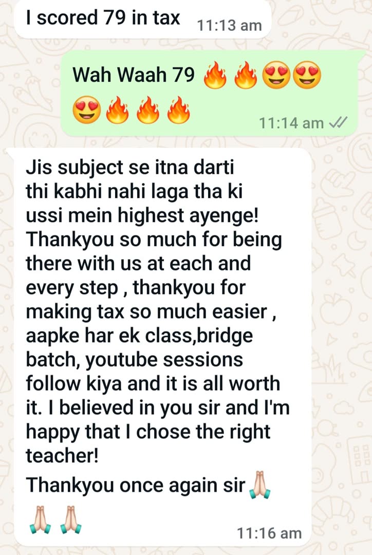 Student message