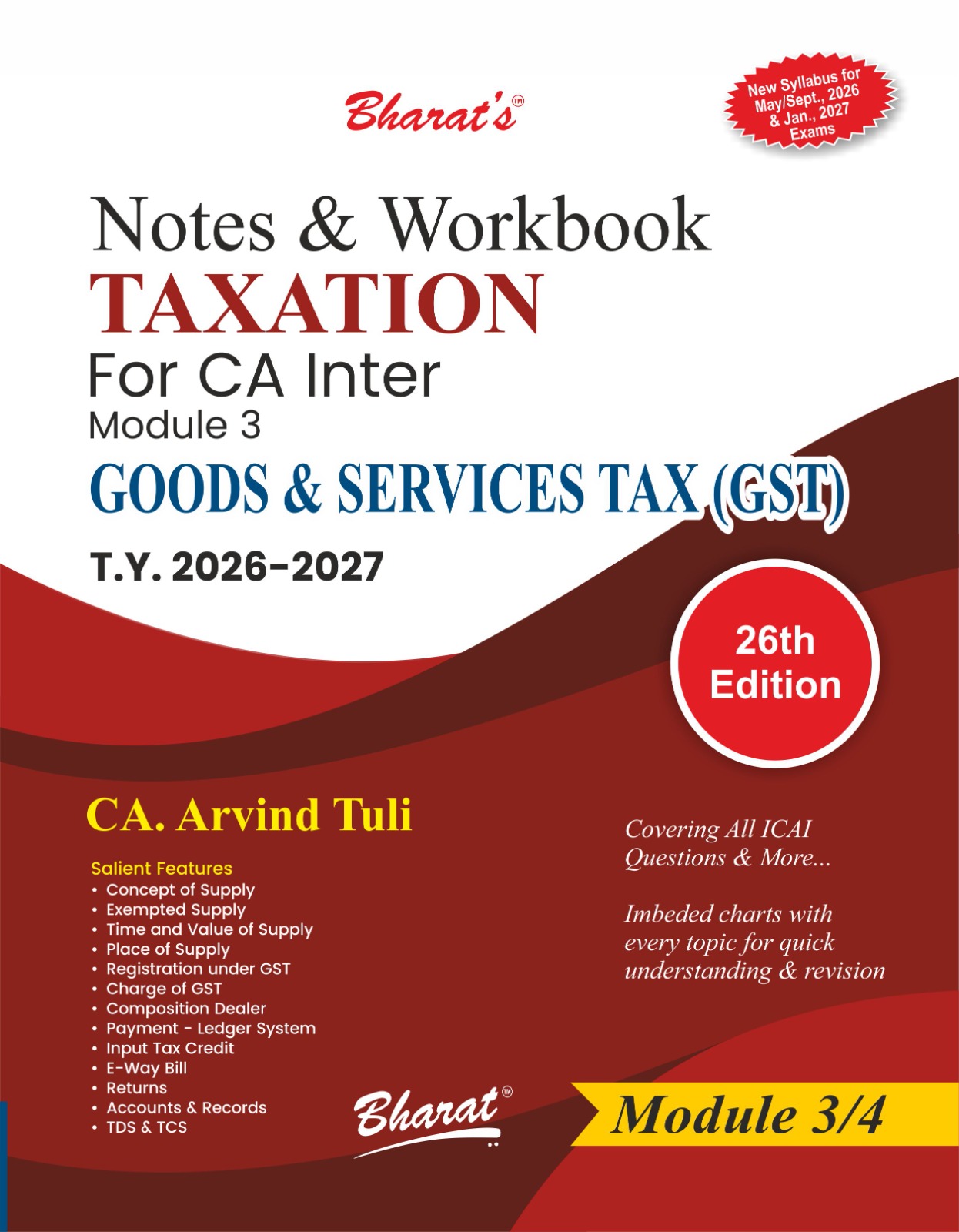 GST — CA Inter · Module 3 (TY 2026-27)