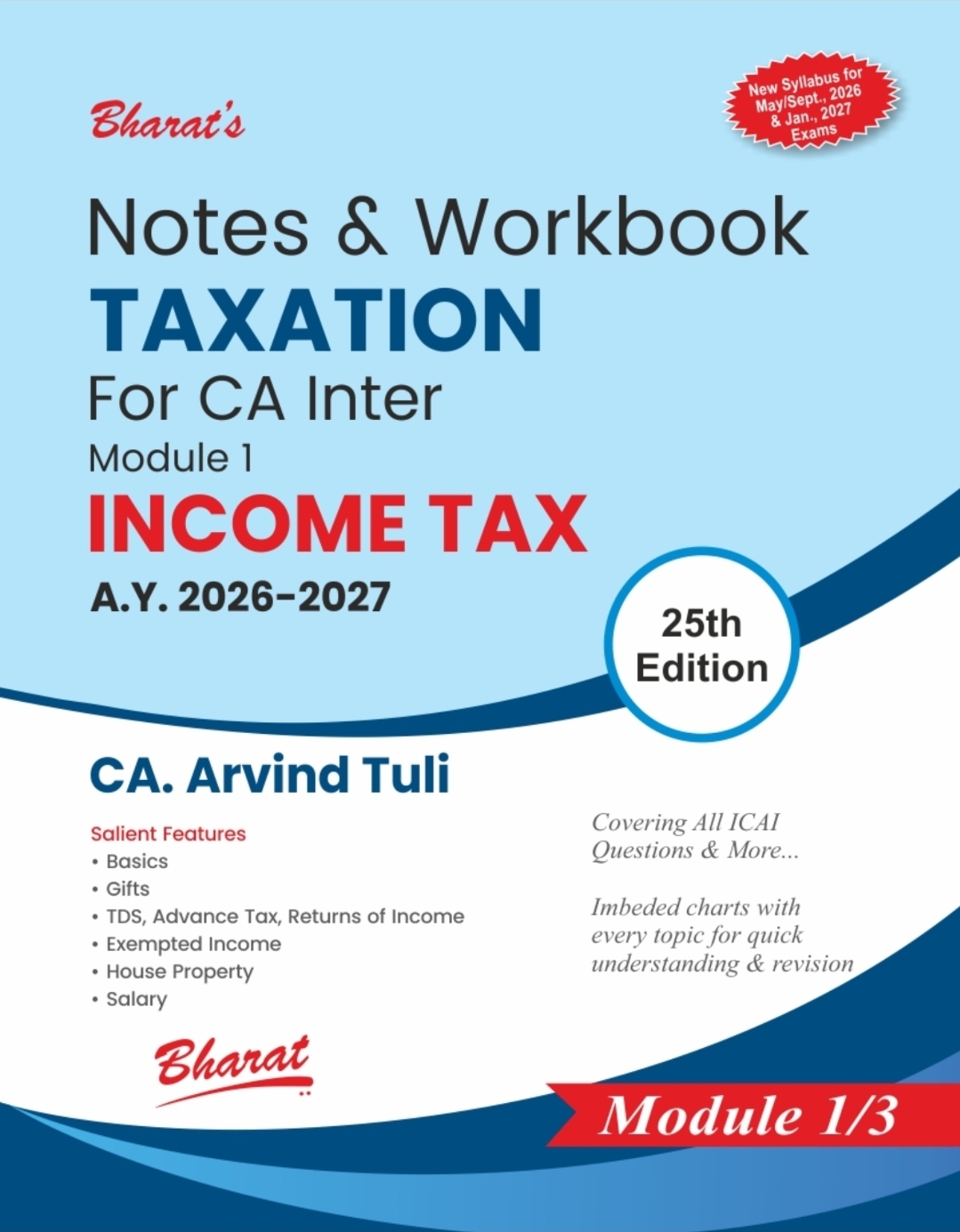 CA Inter Full Set — 2IT + 1GST + PM